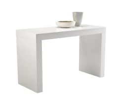 Faro White C-Shape Counter Table -Chic Furniture Shop 50258