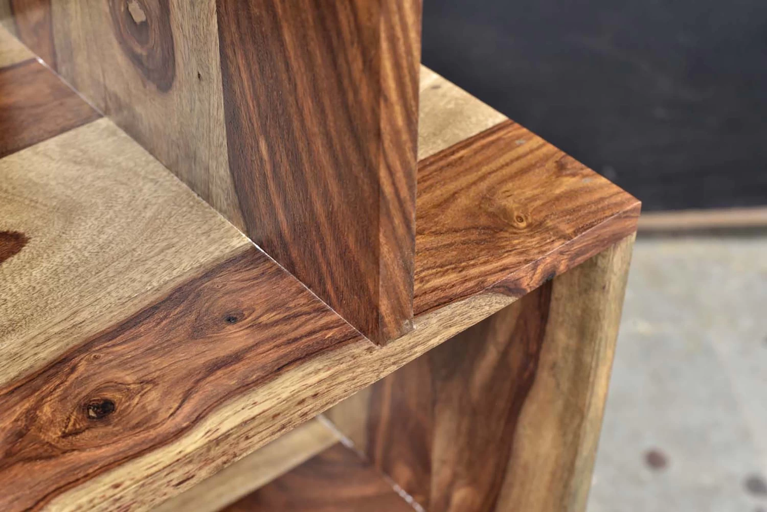 Idris Shelving Unit In Dark Sheesham 7 Idris Shelving Unit In Dark Sheesham - Image 5