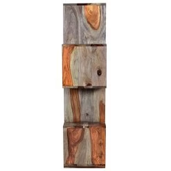 Idris Shelving Unit In Grey -Chic Furniture Shop 505 814GY 3