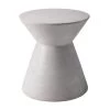 Astley Sealed Concrete End Table - White -Chic Furniture Shop 78016