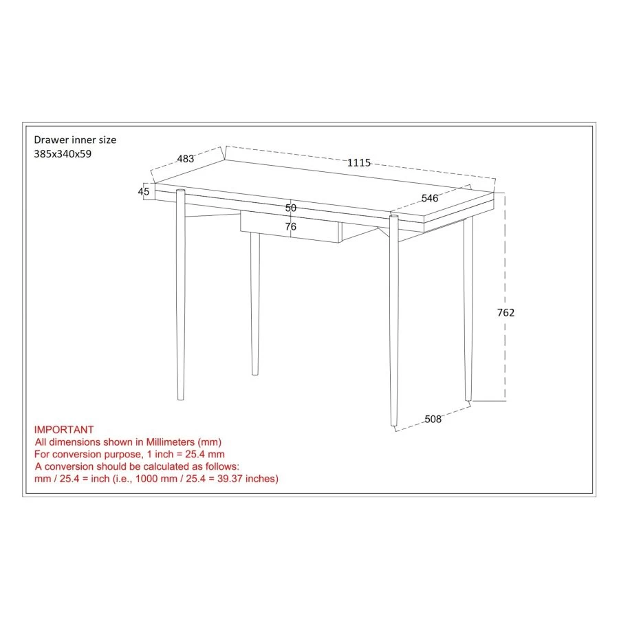 Navid Desk In Grey And Black 10 Navid Desk In Grey And Black - Image 8