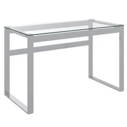 Zevon Desk In Silver