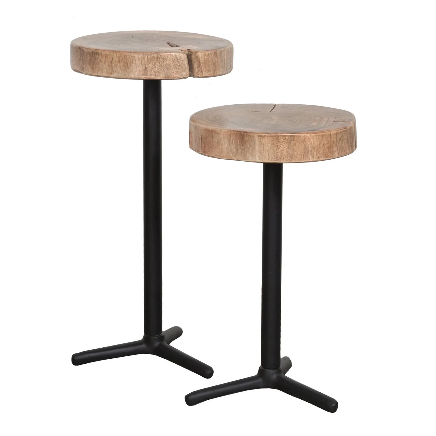 Organic Martini Tables (Set Of 2) 3 Organic Martini Tables (Set Of 2)