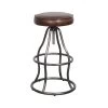Bowie Bar Stool - Brown Leather 1 Bowie Bar Stool - Brown Leather -Chic Furniture Shop 842 full