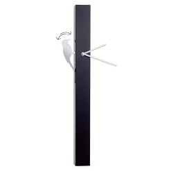 Woodpecker Motion Bird Clock - Black