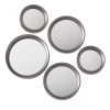 Portico Round Antique Pewter 5 Piece Mirror Set -Chic Furniture Shop 902073A 2