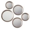Portico Round Antique Gold 5 Piece Mirror Set -Chic Furniture Shop 902073B 2