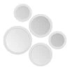 Radius Assorted 5 Piece Round Mirror Set - White -Chic Furniture Shop 903003A 2
