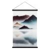 Miko Hanging Printed Canvas Rolled Wall Art - Mountains -Chic Furniture Shop 903780A 2