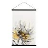 Miko Hanging Printed Canvas Rolled Wall Art - Dahlia -Chic Furniture Shop 903780D 2