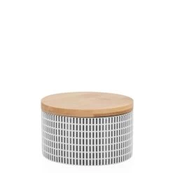 Kiri Porcelain 4d X 2h" Canister - Black Screen