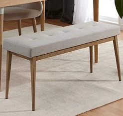 Carrie Bench - Dove/White Oak 9 Carrie Bench - Dove/White Oak -Chic Furniture Shop A1 3 1 73ee3325 e8ae 4fe5 9bb5 591f79c655f5