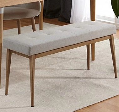 Carrie Bench - Dove/White Oak 6 Carrie Bench - Dove/White Oak - Image 4