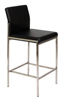 Angle Bar Stool - Black