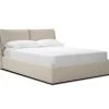 Continental King Storage Bed - Stone Wheat Tweed