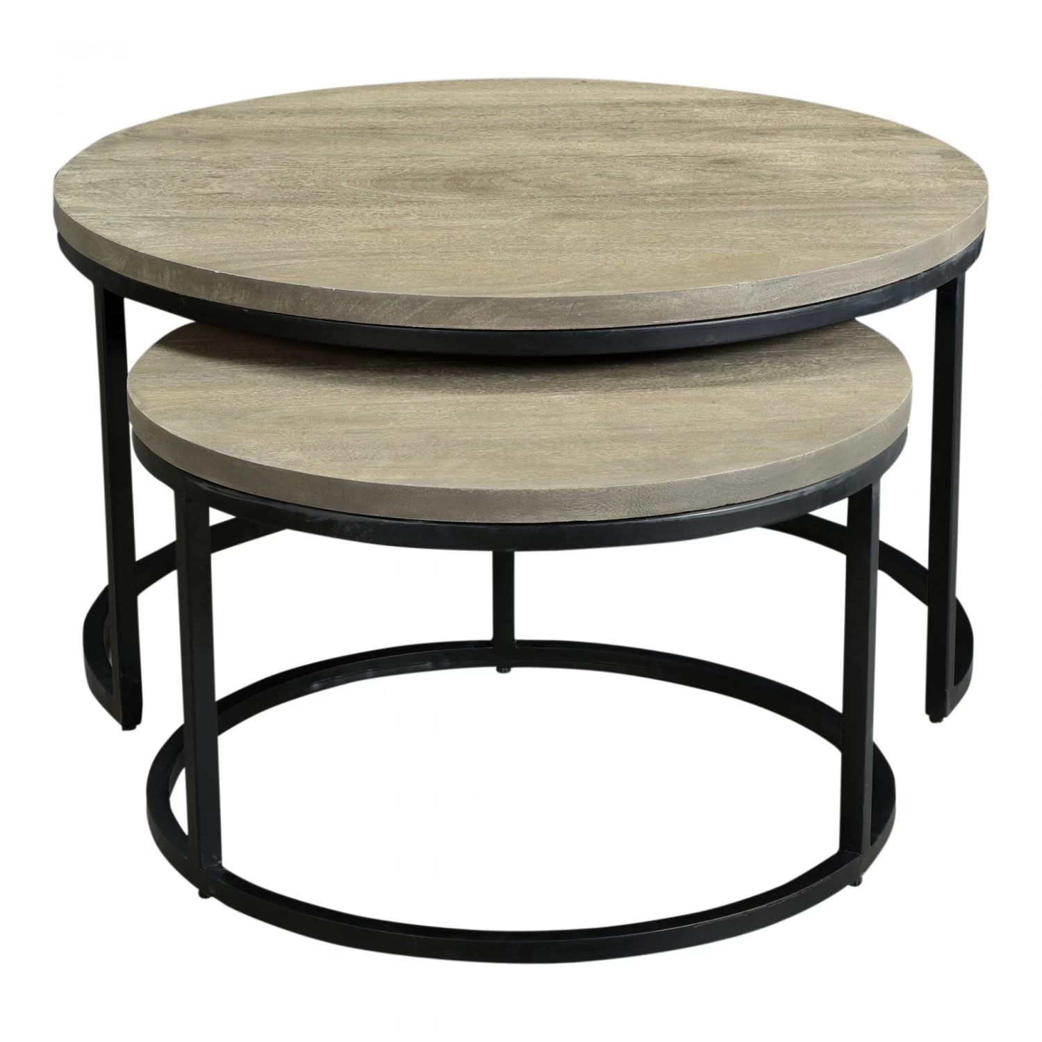 Drey Round Nesting Coffee Table - Set Of 2 4 Drey Round Nesting Coffee Table - Set Of 2 - Image 2