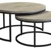 Drey Round Nesting Coffee Table - Set Of 2 -Chic Furniture Shop BV 1011 15 02 1920x1920 1