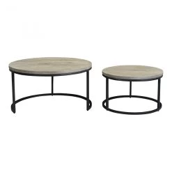 Drey Round Nesting Coffee Table - Set Of 2 11 Drey Round Nesting Coffee Table - Set Of 2 -Chic Furniture Shop BV 1011 15 03 1920x1920 1