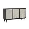 Cane Sideboard - Matte Black