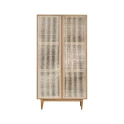 Cane Bookcase With Full Doors - Natural -Chic Furniture Shop CAN020N 1 1800x1800 18390595 fb78 4a53 a52e 3c324867de12