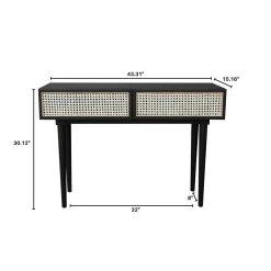 Cane Console Table - Matte Black -Chic Furniture Shop CAN034 100 1800x1800 f04a04cc dfbd 4503 b26b ca132eab31d2