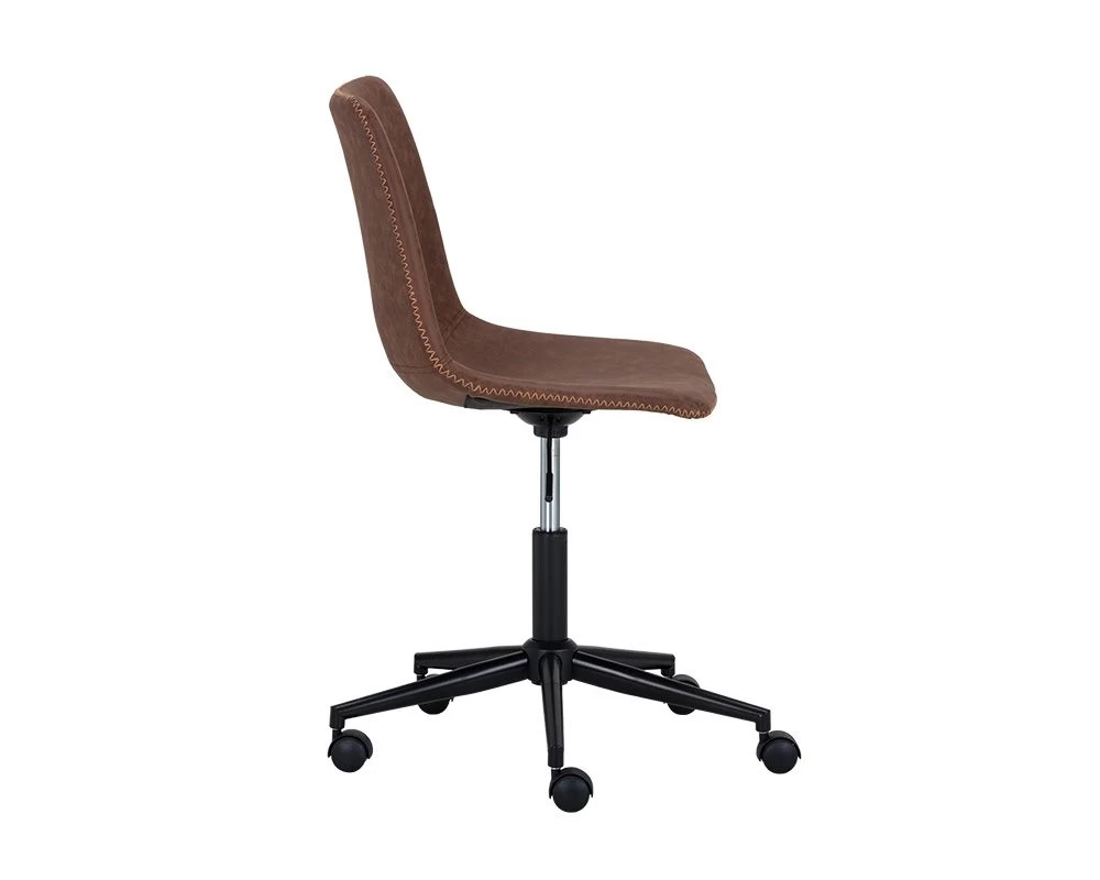 Cal Office Chair - Antique Brown 4 Cal Office Chair - Antique Brown - Image 3