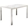 Dennis Sintered Dining Table - Stainless Steel -Chic Furniture Shop Chad Sintered Stone SS cropped scaled 1
