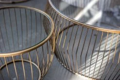 Cyclone Wire Coffee Table - Gold 16 Cyclone Wire Coffee Table - Gold -Chic Furniture Shop Cyclone coffee table Cyclone accent table 2 scaled e1588452765595