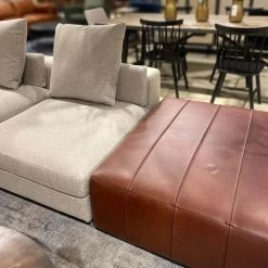 Sullivan Sectional Ottoman - Tobacco -Chic Furniture Shop DAV013OTTOL 4 1800x1800 013a06e4 e05b 400c b664 2bcb07bd7cb2