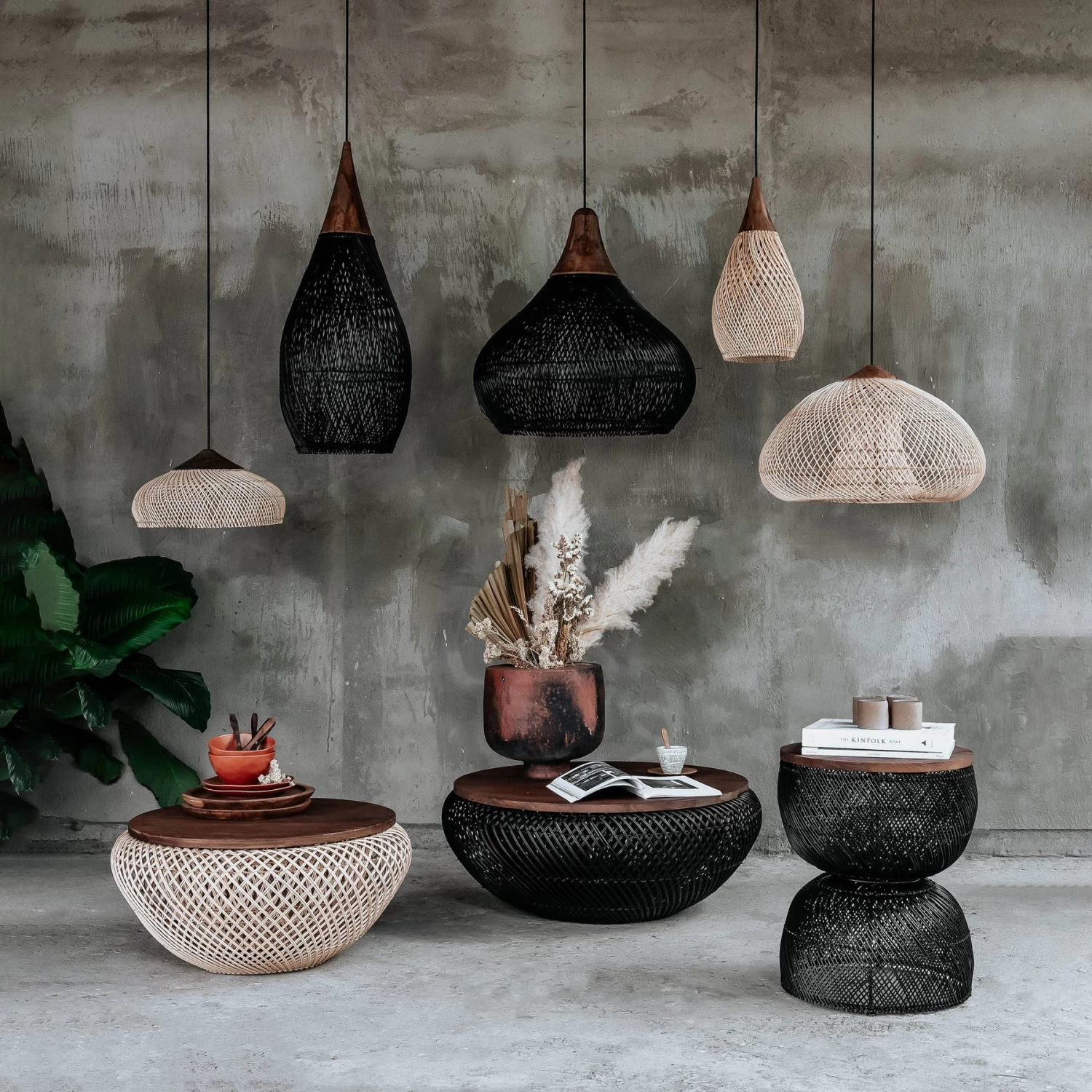 D-Bodhi Wave Side Table - Black 5 D-Bodhi Wave Side Table - Black - Image 3