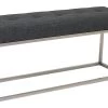 Emily Bench - Charcoal -Chic Furniture Shop E50EmilyBench Charcoal