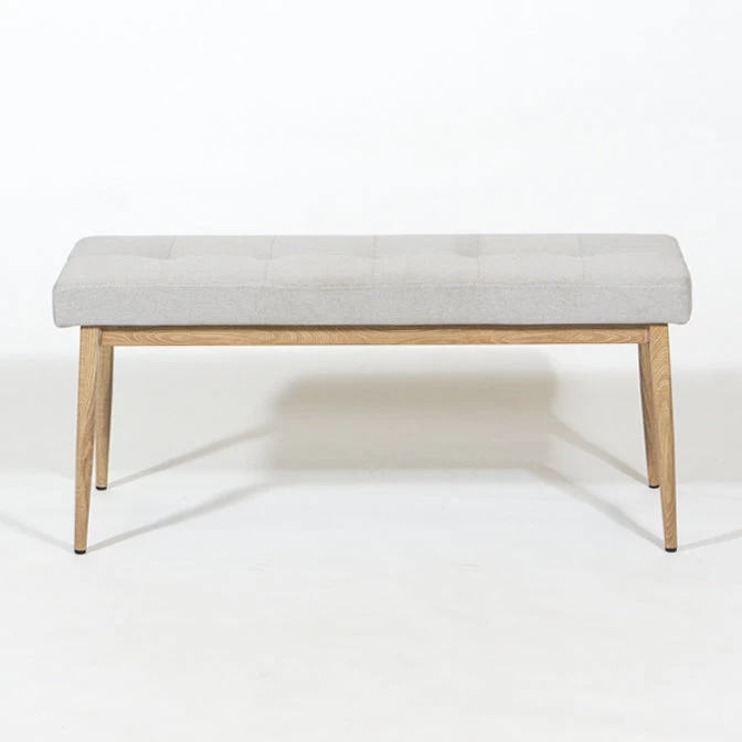 Carrie Bench - Dove/White Oak 4 Carrie Bench - Dove/White Oak - Image 2