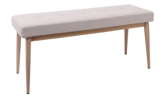 Carrie Bench - Dove/White Oak 3 Carrie Bench - Dove/White Oak
