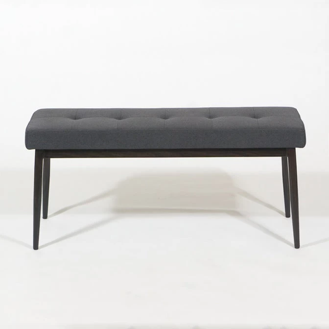 Carrie Bench - Graphite/Dark Walnut 4 Carrie Bench - Graphite/Dark Walnut - Image 2