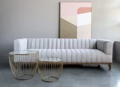 Cyclone Glass New Gold Accent Tables - Set Of 2 16 Cyclone Glass New Gold Accent Tables - Set Of 2 -Chic Furniture Shop Elliot Sofa Canvas Wall decor Mod Abstract Cyclone accent tables scaled e1588299623900 1