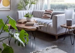 Natura Hairpin Nesting Table – Small -Chic Furniture Shop Elliot sofa Natura hairpin coffee table Natura hairpin nesting tables Bohemian macrame cushion multi Bovey rug Leeds terracotta small 2 scaled e1588300018414