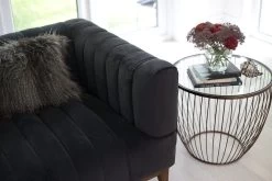 Jason Condo Sofa – Smoke Grey -Chic Furniture Shop Elliot sofa cyclone accent table set gold 343af491 47e6 4fc7 adb1 9c41ea67f152