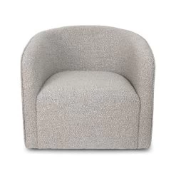 Helen Swivel Chair – Grey Boucle 14 Helen Swivel Chair – Grey Boucle -Chic Furniture Shop Evita Greige 1