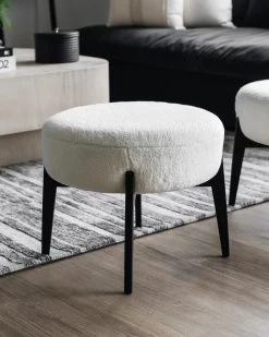 Wilson Stool - White Boucle -Chic Furniture Shop Front RoomB02 01 1800x1800 3135454d af16 4920 96af 331dccffb301