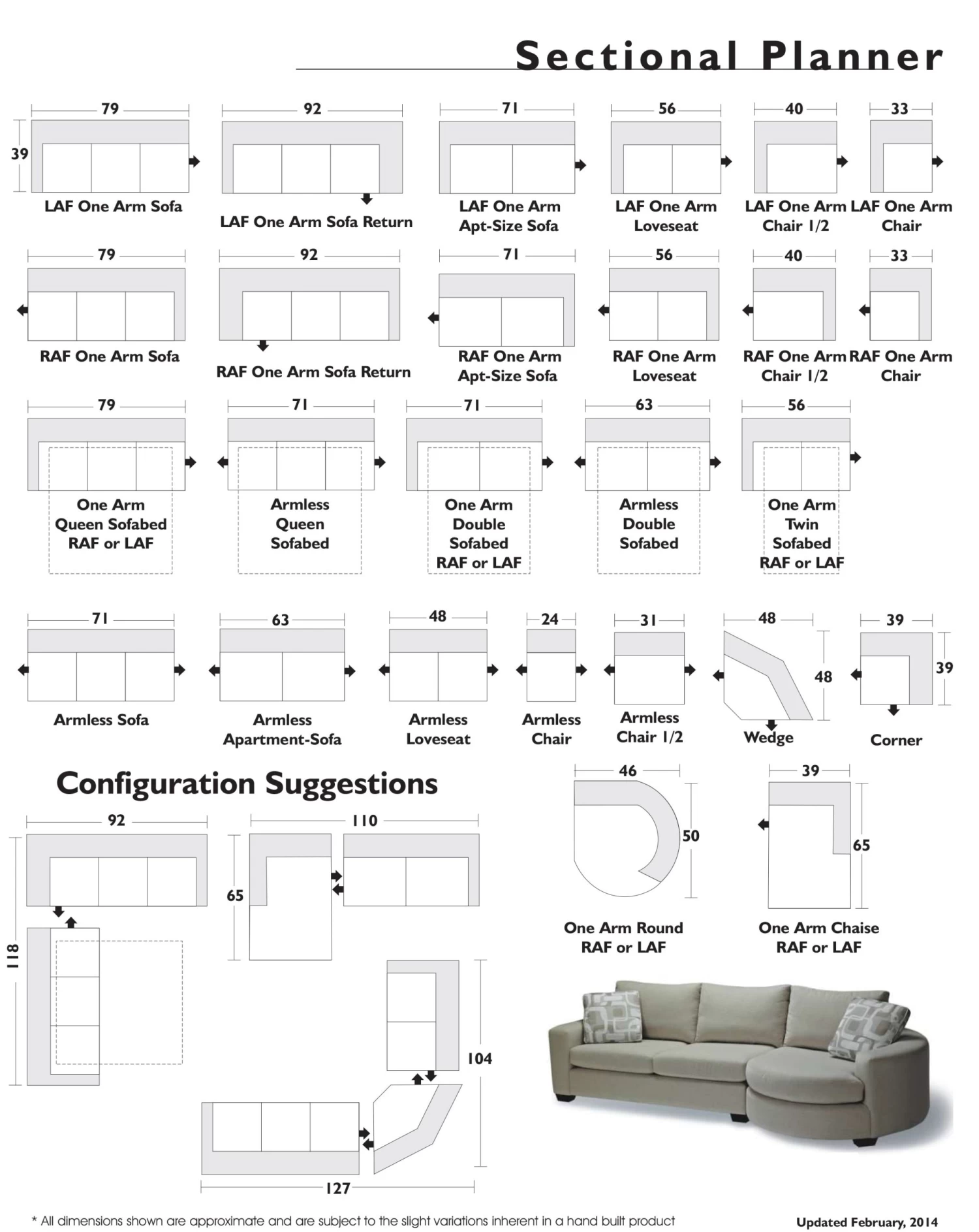 Hamilton Apartment Sofa - Custom Made 4 Hamilton Apartment Sofa - Custom Made - Image 2