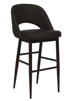 Harry Bar Stool - Black/Matte Black Base