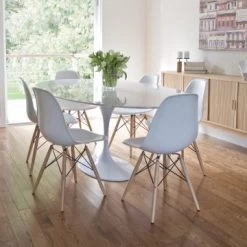 Saarinen 79" Oval Dining Table -Chic Furniture Shop IMG 1102 360x360 1