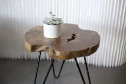 Natura Round Hairpin Side Table -Chic Furniture Shop IMG 5459