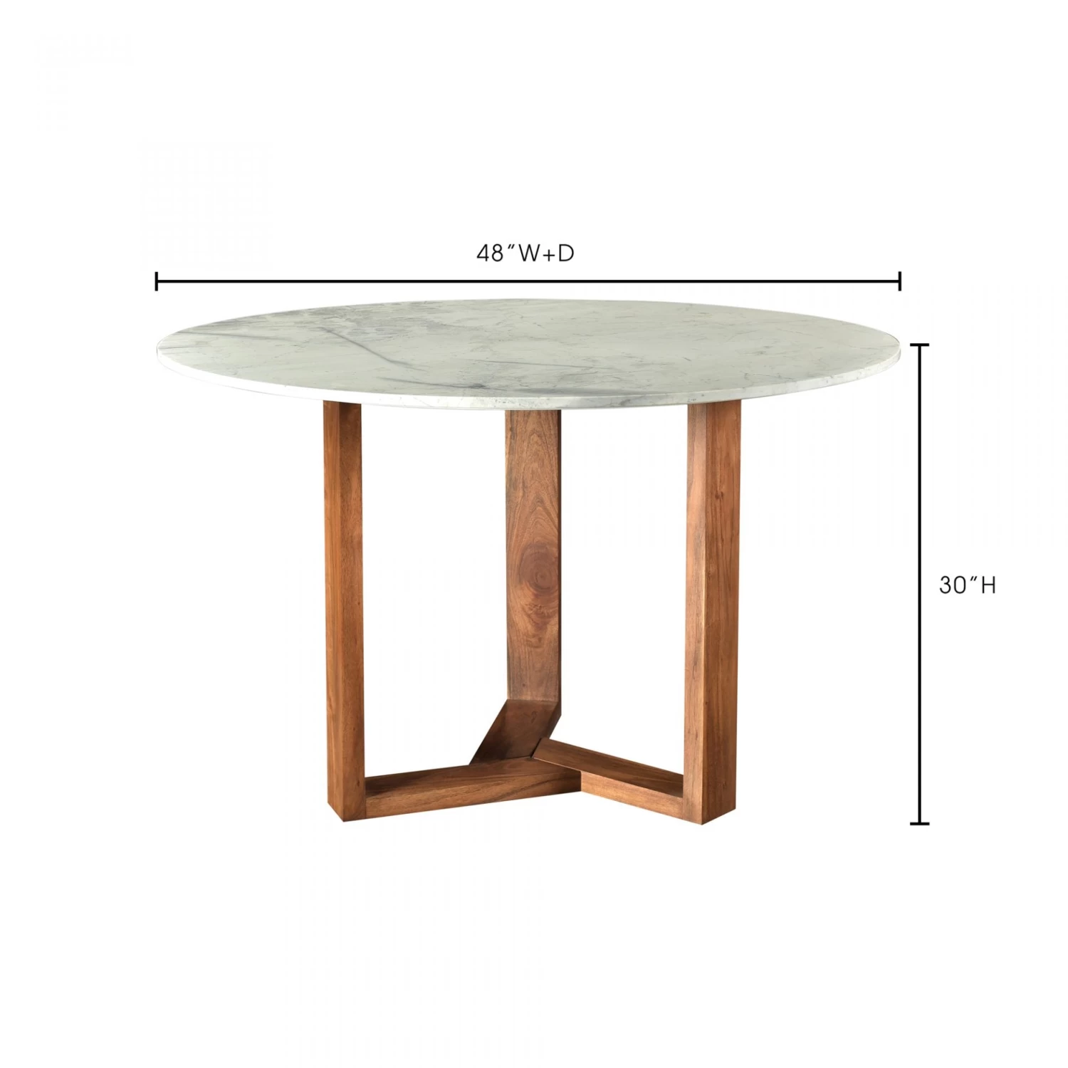 Jinxx Dining Table - Brown 8 Jinxx Dining Table - Brown - Image 6
