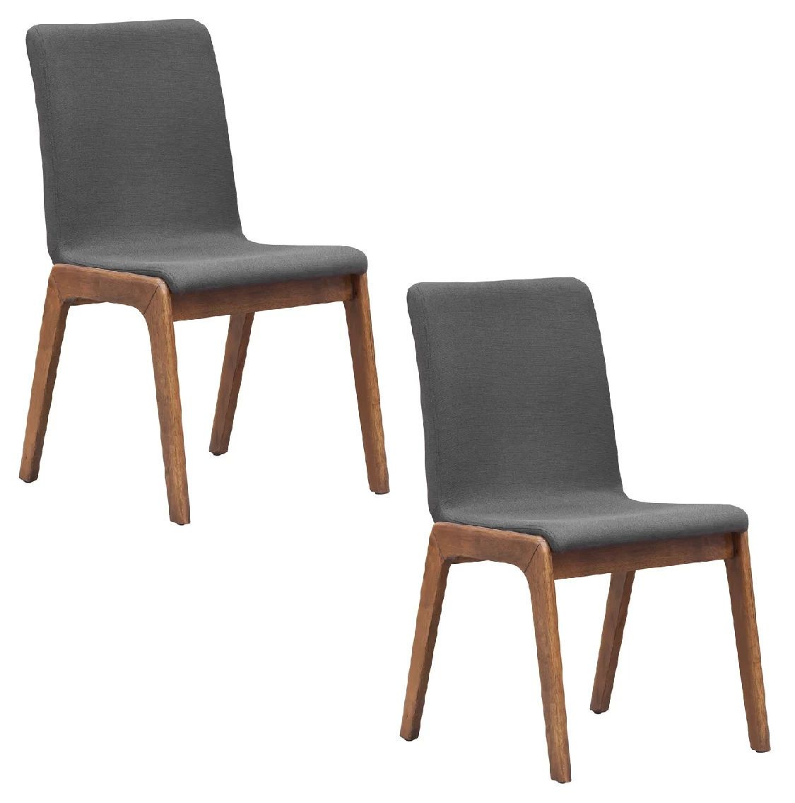 Jeremy Dining Chair (Set Of 2) - Grey Fabric 3 Jeremy Dining Chair (Set Of 2) - Grey Fabric