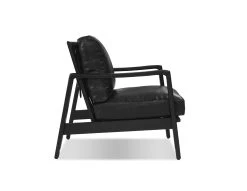 Buckles Lounge Chair - Black -Chic Furniture Shop LCHCRAFMBLABLAC 1