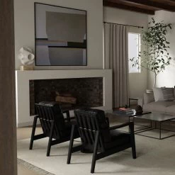 Buckles Lounge Chair - Black -Chic Furniture Shop LCHCRAFMBLABLAC L1 bc7cdd9f a521 4f72 b3fe ba1ca72fecb0