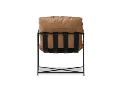 Ericsson Lounge Chair - Tan -Chic Furniture Shop LCHERICTAN9BLAC 2 1