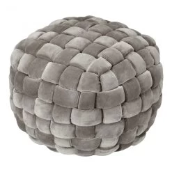 Jazzy Charcoal Pouf