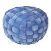 Jazzy Sky Blue Pouf